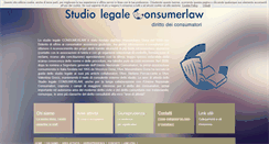Desktop Screenshot of consumerlaw.it
