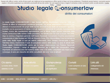 Tablet Screenshot of consumerlaw.it